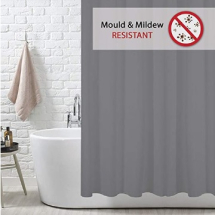 Grey Shower Curtain 180cm x 180cm