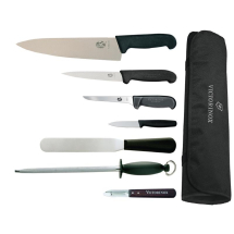 Victorinox 7 Piece Knife Set w ith 25.5cm Chefs Knife with Wa