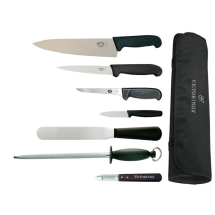 Victorinox 7 Piece Knife Set w ith 21cm Chefs Knife with Wall