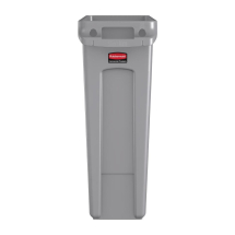 Rubbermaid Slim Jim Container with Venting Channels Grey 87L Rubbermaid Slim Jim Container with Venting Channels Grey 87L