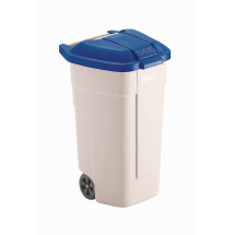 Rubbermaid Mobile Container 10 0Ltr Blue Lid