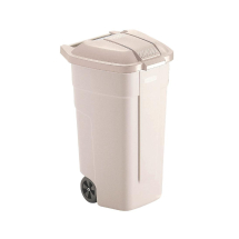 Rubbermaid Mobile Container 10 0Ltr Beige Lid