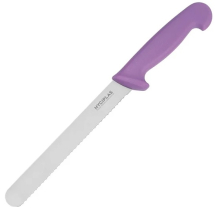 Bread Knife Purple Handle 20.5cm