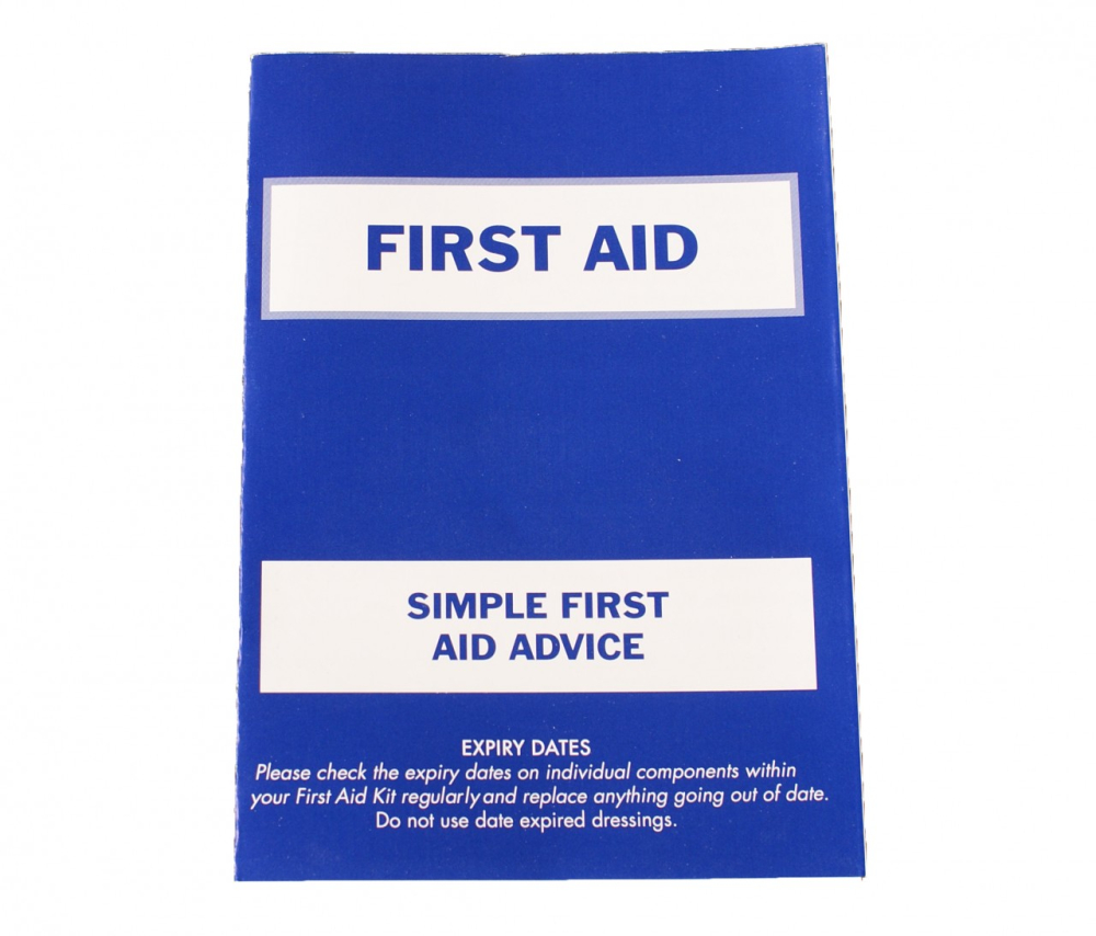 First Aid First Aid Guidance Card Sold Singly - SML Supplies