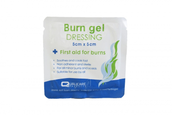 Burn Gel Dressing 5cm x 5cm - Sold Singly Burn Gel Dressing 5cm x 5cm - Sold Singly