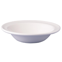 Dudson Classic White Rimmed Oa tmeal Bowls 172mm