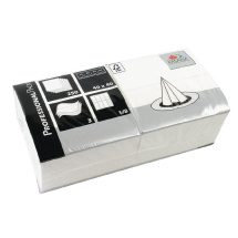 Fasana Dinner Napkin White 400x400mm 3ply1/8 Fold (1000) Fasana Dinner Napkin White 400x400mm 3ply1/8 Fold (1000)