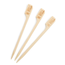 Biodegradable Bamboo Steak Markers Medium Well (100 pack) Biodegradable Bamboo Steak Markers Medium Well (100 pack)