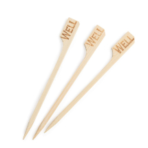Biodegradable Bamboo Steak Markers Well (100 Pack) Biodegradable Bamboo Steak Markers Well (100 Pack)