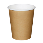 Recyclable Coffee Cups Single Wall Kraft 225ml/8oz (50 Pack)