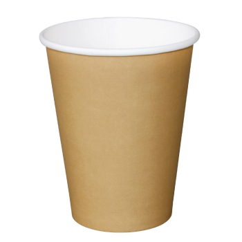 Recyclable Coffee Cups Single Wall Kraft 340ml/12oz (50Pack) Recyclable Coffee Cups Single Wall Kraft 340ml/12oz (50Pack)