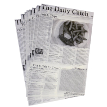 Greaseproof Paper Squares News print