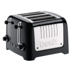 Dualit 4 Slice Lite Toaster Black 46205 (2kW)