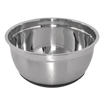 Vogue Stainless Steel Bowl wit h Silicone Base 8Ltr