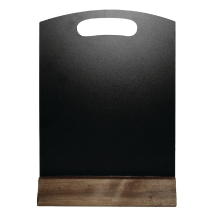 Olympia Wooden Table Top Black board 315 x 212mm