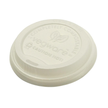 Vegware Compostable Hot Cup Lids 12oz and 16oz (1000 pack) Vegware Compostable Hot Cup Lids 12oz and 16oz (1000 pack)