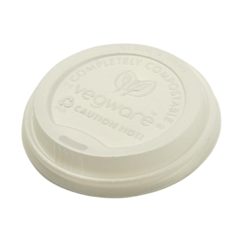 Vegware Compostable Hot Cup Lids 12oz and 16oz (1000 pack) Vegware Compostable Hot Cup Lids 12oz and 16oz (1000 pack)