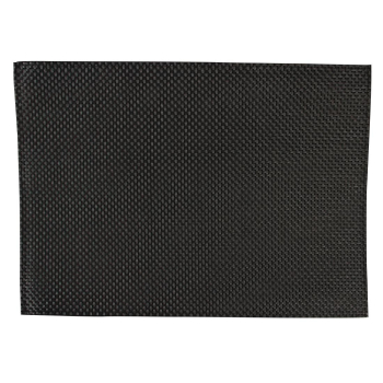 APS PVC Placemat Black (6 Pack) APS PVC Placemat Black (6 Pack)