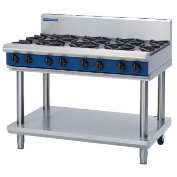 Blue Seal Evolution Cooktop 8 Open Burners LPG on Stand1200m