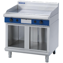 Blue Seal Evolution Chrome 1/3 Ribbed Griddle with Cabinet B