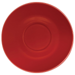 Olympia Cafe Saucers Red (Fits GK073) - 158mm 6 1/4" (Box 12)