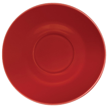 Olympia Cafe Saucers Red - Box of 12