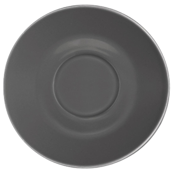 Olympia Cafe Saucers Charcoal Fits GK075) - 158mm 6 1/4Inch x12 Olympia Cafe Saucers Charcoal Fits GK075) - 158mm 6 1/4Inch x12