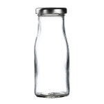 Silver Cap for Mini Milk Bottles - Pack of 18