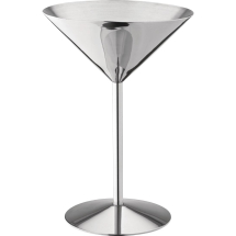 Utopia Stainless Steel Martini Glass 240ml