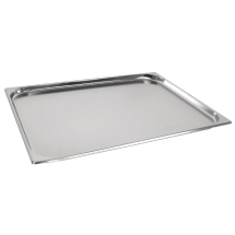 Vogue Stainless Steel GN 2/1 D ouble Size Gastronorm Pan 20mm