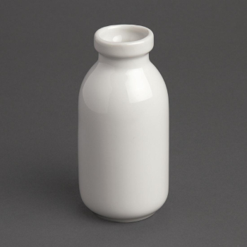 White Mini Milk Bottles 145ml - Pack of 12