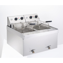 Parry Double Tank Countertop F ryer NPDF3 Parry Double Tank Countertop F ryer NPDF3