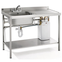 Parry Stainless Steel Fully As sembled Sink 1400mm Parry Stainless Steel Fully As sembled Sink 1400mm