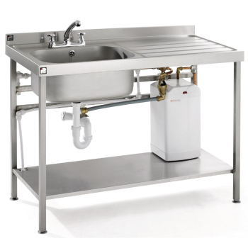 Parry Stainless Steel Fully As sembled Sink 1400mm Parry Stainless Steel Fully As sembled Sink 1400mm