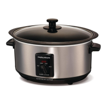 Morphy Richards Sear and Stew Slow Cooker Brushed Steel