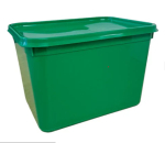 4 Litre Ice Cream Tubs & Lid Green (Single)