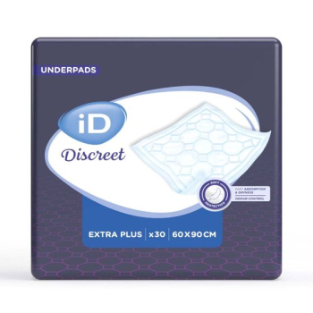 Discreet Protect Bed Pad Extra Plus - 60 x 90cm  - 4 x 30 Discreet Protect Bed Pad Extra Plus - 60 x 90cm  - 4 x 30