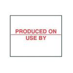 Produced On Labels Pack of 14000