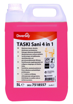 Sani 4 in 1 2x5 ltr Washroom Disinfect/Descaler