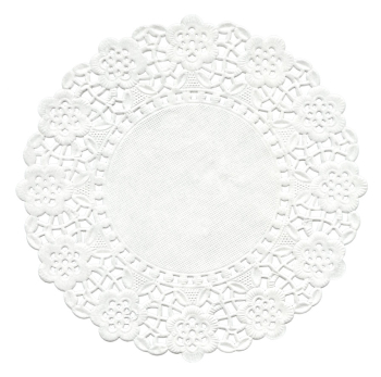 4.5 inch Round White Doyleys Pack of 250 4.5 inch Round White Doyleys Pack of 250