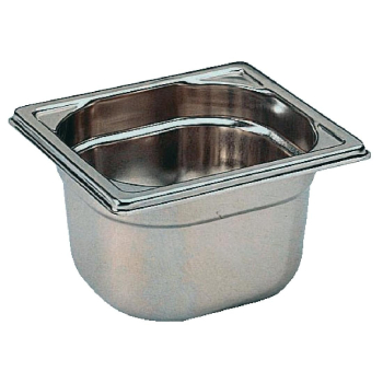 Bourgeat Stainless Steel 1/6 G Gastronorm Pan 100mm  1.7Ltr