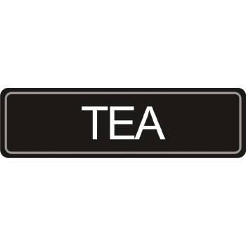 Airpot Tea label