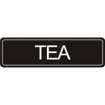 Olympia Adhesive Airpot Label Tea (Single)