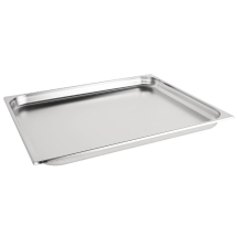 Vogue Stainless Steel 2/1 Doub le Size Gastronorm Pan 40mm