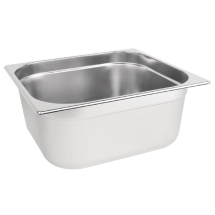 Vogue Stainless Steel 2/3 Gastronorm Pan 150mm - 13Ltr