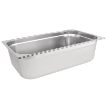 Vogue Stainless Steel 1/1 Gast ronorm Pan 150mm