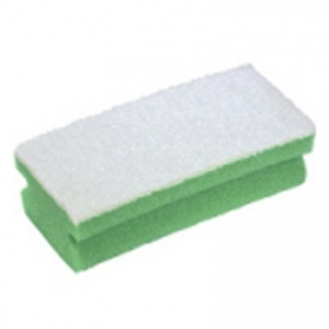 Sponge Scourer (white)- GREEN x 10 Sponge Scourer (white)- GREEN x 10