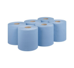2 ply Blue Centrefeed x6 500 sheets 166mm x 170mm
