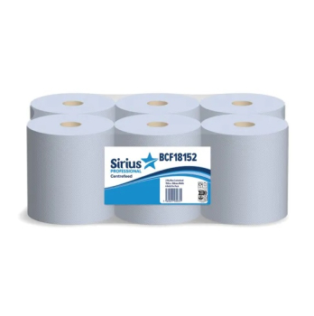 2Ply Premium Blue Centrefeed Pack of 6 150M 2Ply Premium Blue Centrefeed Pack of 6 150M
