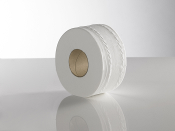 Mini White Jumbo Toilet Roll - 76mm Core 150m x 12 Rolls Mini White Jumbo Toilet Roll - 76mm Core 150m x 12 Rolls